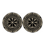 Viking Vegvisir Print Car Coasters