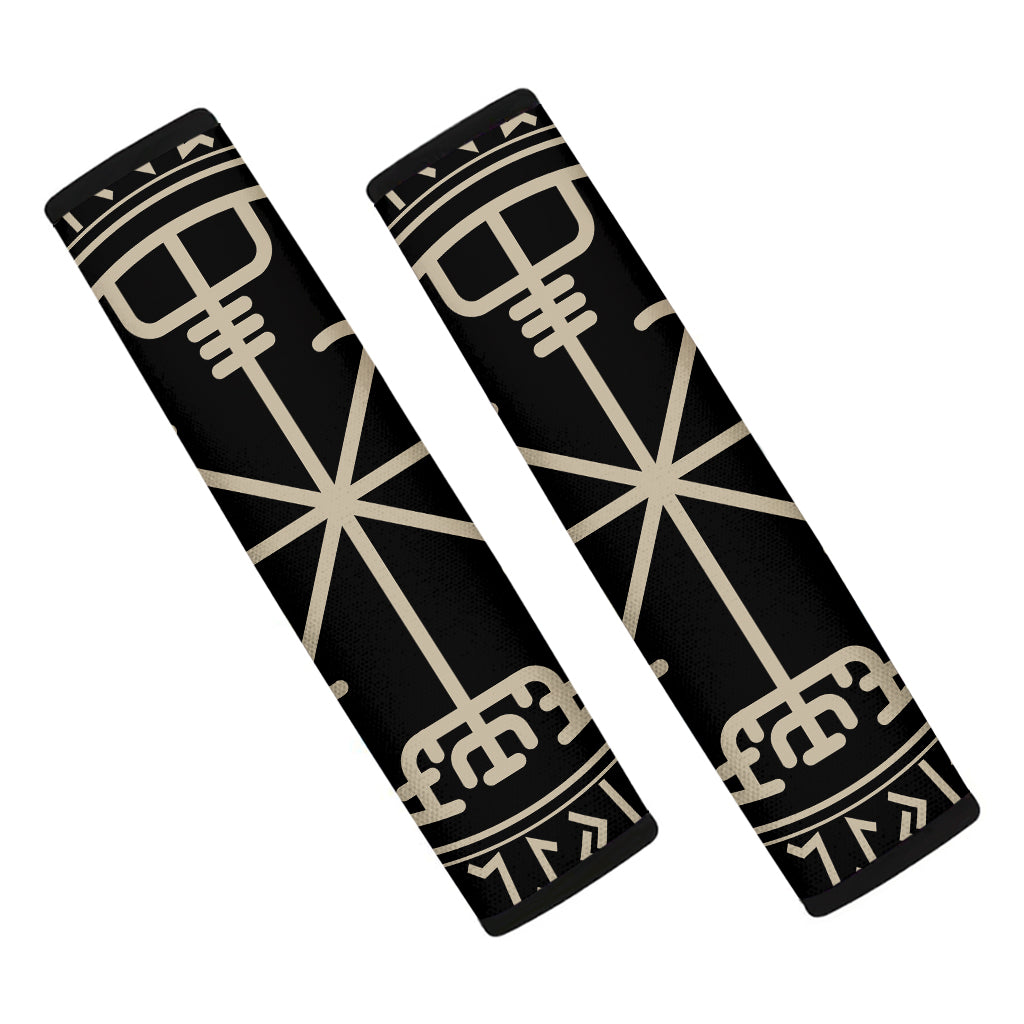 Viking Vegvisir Print Car Seat Belt Covers
