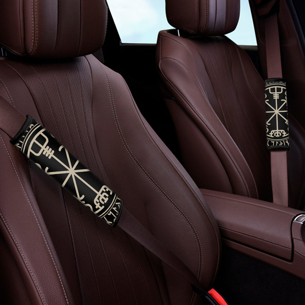 Viking Vegvisir Print Car Seat Belt Covers