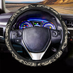 Viking Vegvisir Print Car Steering Wheel Cover