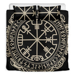Viking Vegvisir Print Duvet Cover Bedding Set