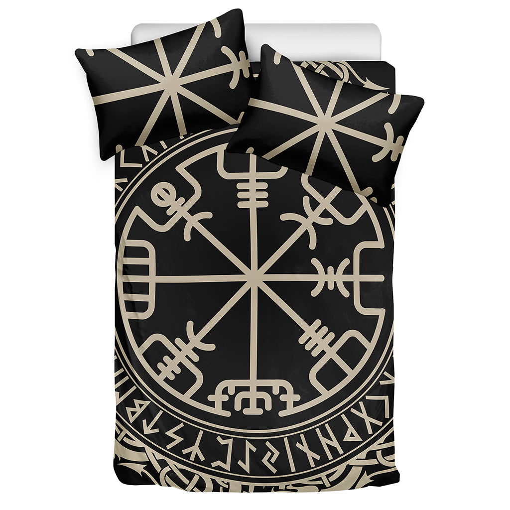 Viking Vegvisir Print Duvet Cover Bedding Set