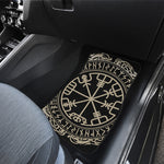 Viking Vegvisir Print Front and Back Car Floor Mats