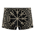 Viking Vegvisir Print Men's Boxer Briefs