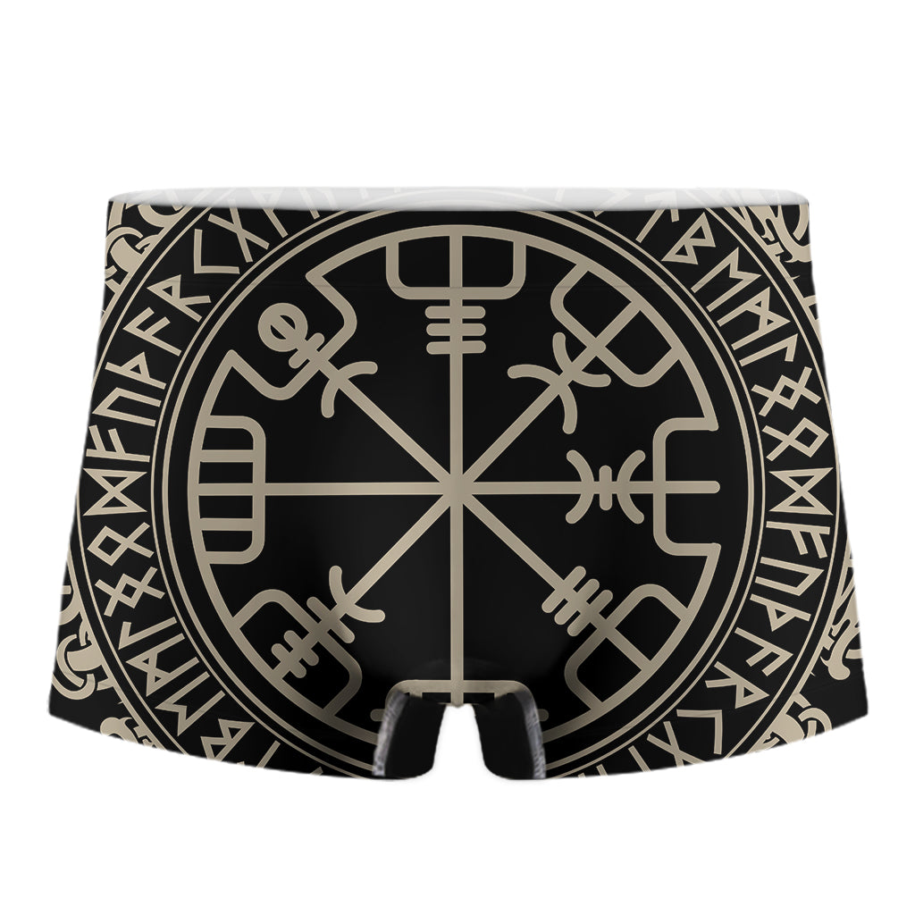 Viking Vegvisir Print Men's Boxer Briefs