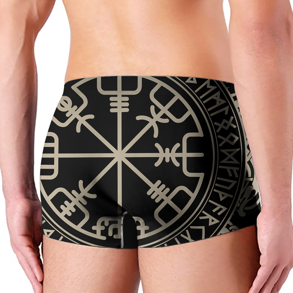 Viking Vegvisir Print Men's Boxer Briefs