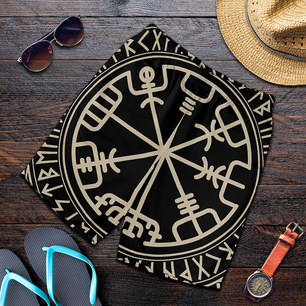 Viking Vegvisir Print Men's Shorts