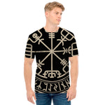 Viking Vegvisir Print Men's T-Shirt