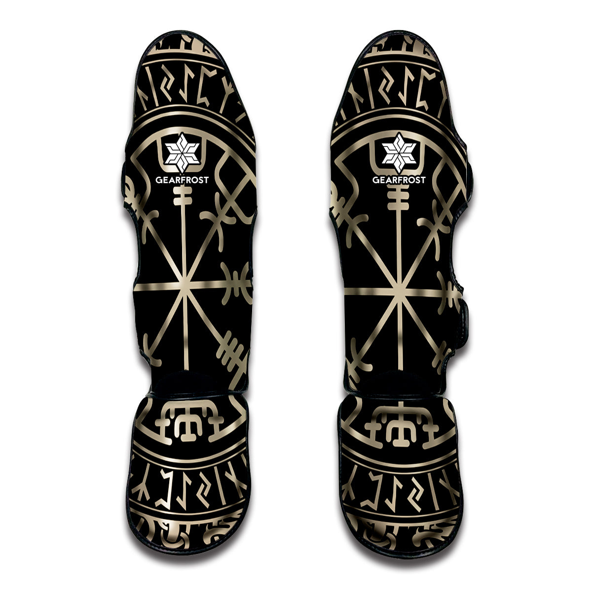 Viking Vegvisir Print Muay Thai Shin Guard