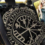 Viking Vegvisir Print Pet Car Back Seat Cover