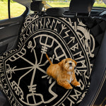 Viking Vegvisir Print Pet Car Back Seat Cover