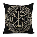 Viking Vegvisir Print Pillow Cover