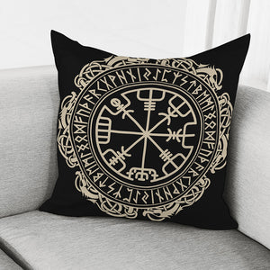 Viking Vegvisir Print Pillow Cover