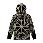 Viking Vegvisir Print Pullover Hoodie