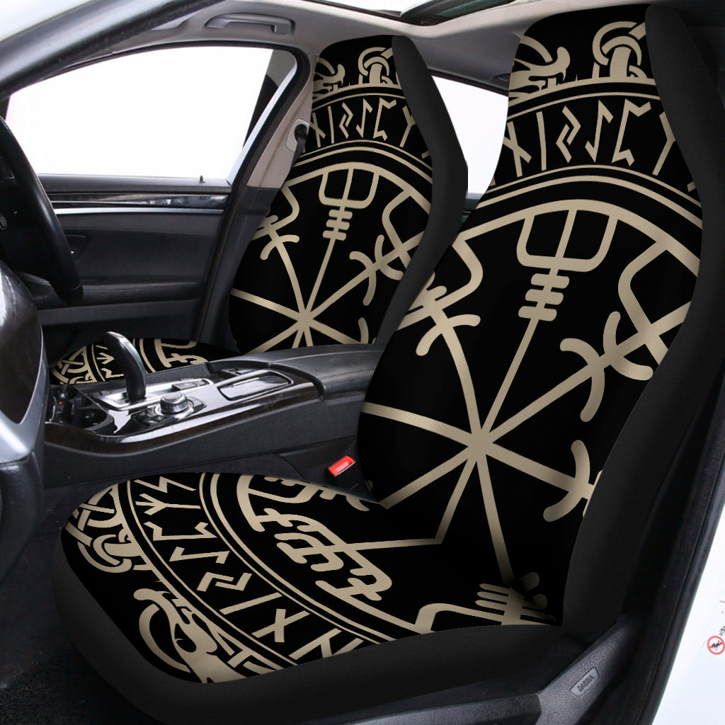 Viking Vegvisir Print Universal Fit Car Seat Covers
