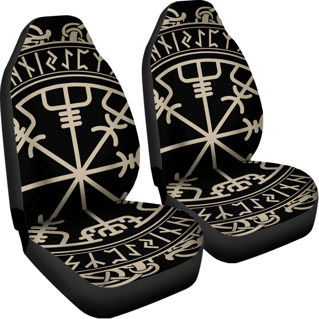 Viking Vegvisir Print Universal Fit Car Seat Covers