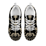 Viking Vegvisir Print White Sneakers