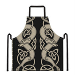 Viking Wolves Symbol Print Apron