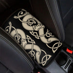 Viking Wolves Symbol Print Car Center Console Cover