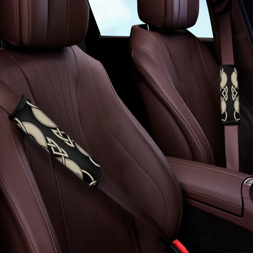 Viking Wolves Symbol Print Car Seat Belt Covers
