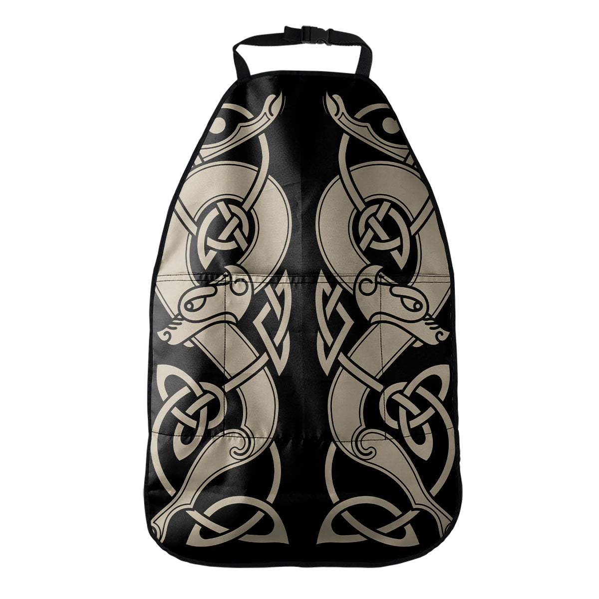 Viking Wolves Symbol Print Car Seat Organizers