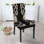 Viking Wolves Symbol Print Dining Chair Slipcover