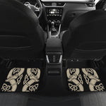 Viking Wolves Symbol Print Front and Back Car Floor Mats