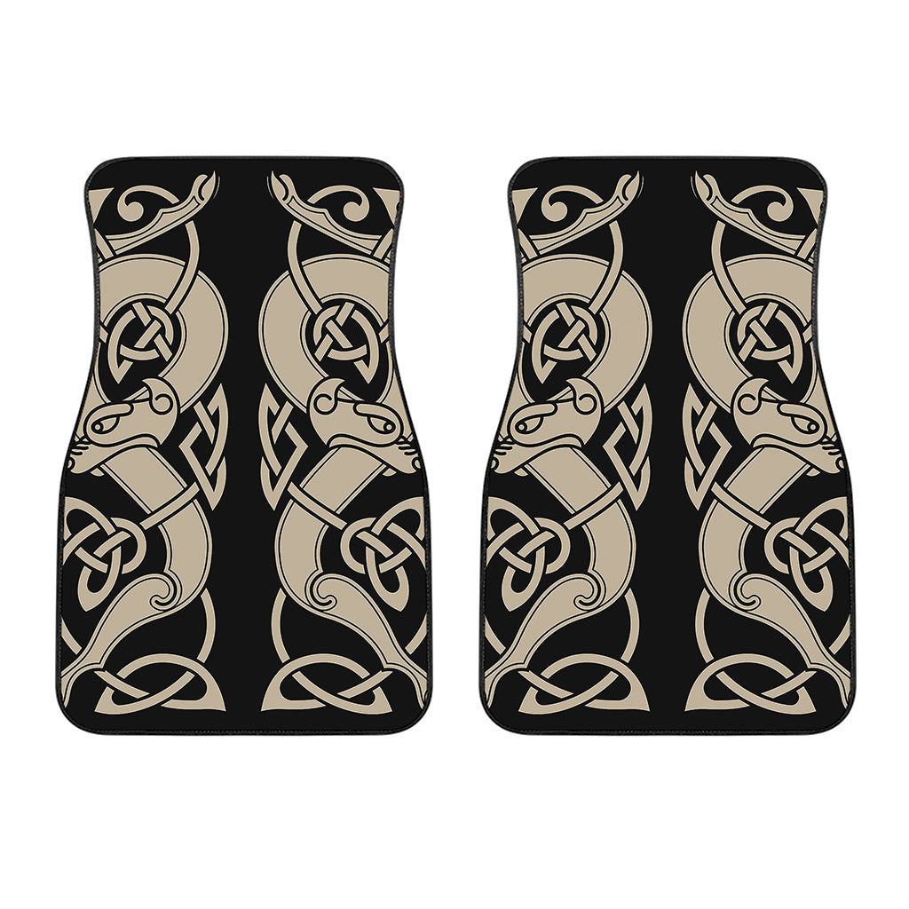Viking Wolves Symbol Print Front Car Floor Mats
