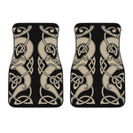 Viking Wolves Symbol Print Front Car Floor Mats