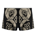 Viking Wolves Symbol Print Men's Boxer Briefs