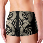 Viking Wolves Symbol Print Men's Boxer Briefs