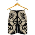 Viking Wolves Symbol Print Men's Shorts