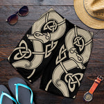 Viking Wolves Symbol Print Men's Shorts