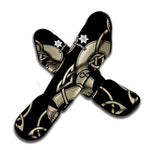 Viking Wolves Symbol Print Muay Thai Shin Guard