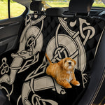 Viking Wolves Symbol Print Pet Car Back Seat Cover