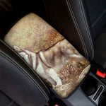 Vintage Alaskan Malamute Print Car Center Console Cover