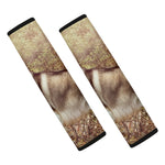 Vintage Alaskan Malamute Print Car Seat Belt Covers