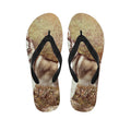 Vintage Alaskan Malamute Print Flip Flops