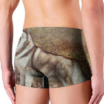 Vintage Alaskan Malamute Print Men's Boxer Briefs