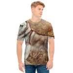 Vintage Alaskan Malamute Print Men's T-Shirt