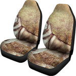 Vintage Alaskan Malamute Print Universal Fit Car Seat Covers