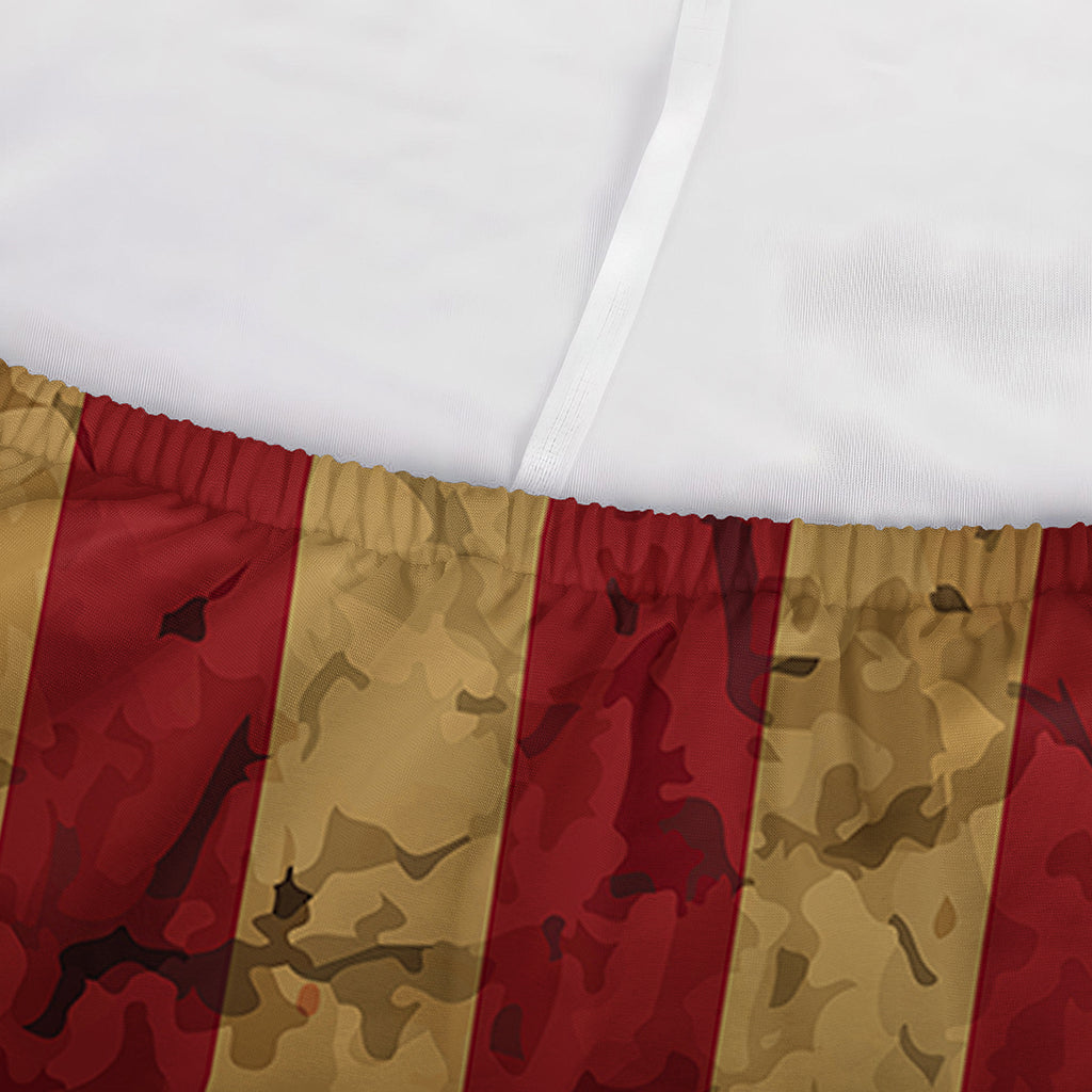 Vintage American Flag Print Sofa Cover