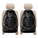 Vintage Aquarius Zodiac Sign Print Car Seat Organizers