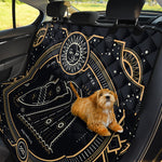 Vintage Aquarius Zodiac Sign Print Pet Car Back Seat Cover