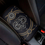 Vintage Aries Zodiac Sign Print Car Center Console Cover