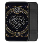 Vintage Aries Zodiac Sign Print Car Center Console Cover
