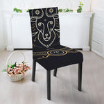 Vintage Aries Zodiac Sign Print Dining Chair Slipcover