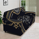 Vintage Aries Zodiac Sign Print Sofa Cover