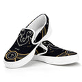 Vintage Aries Zodiac Sign Print White Slip On Sneakers