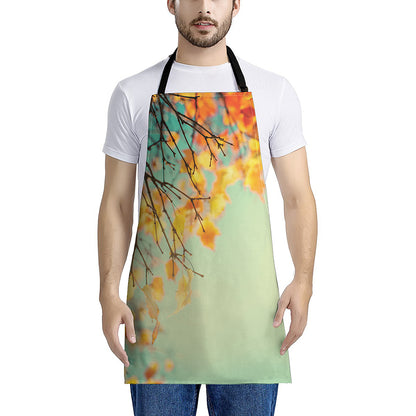 Vintage Autumn Print Apron